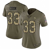 Women Nike Vikings 33 Dalvin Cook Olive Camo Salute To Service Limited Jersey Dzhi,baseball caps,new era cap wholesale,wholesale hats